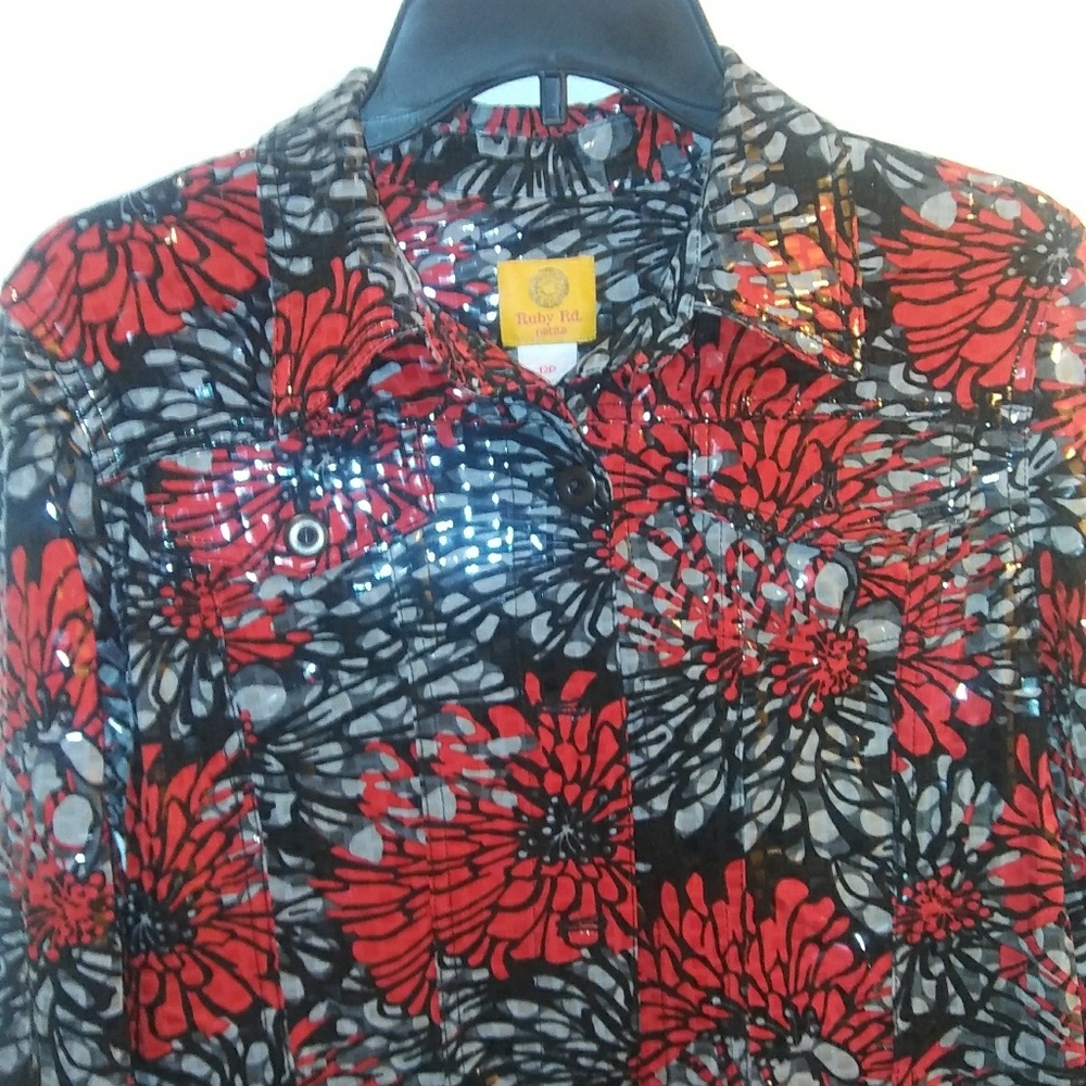 Ruby Rd. Petite. Short Jacket